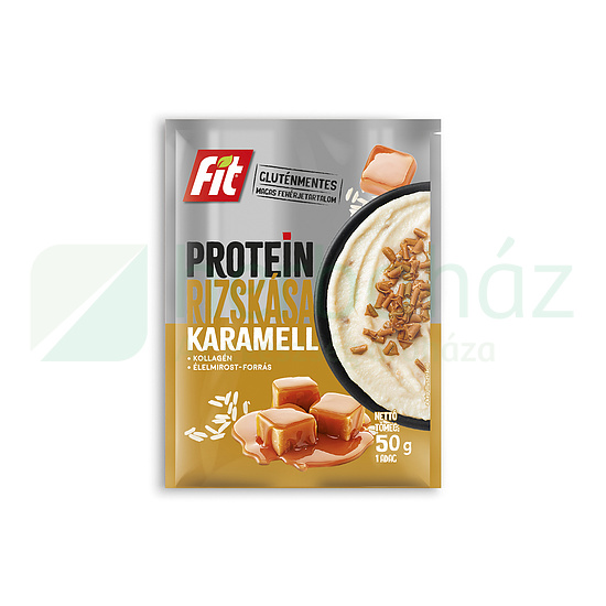GLUTÉNMENTES FIT PROTEIN RIZSKÁSA KARAMELL 50G