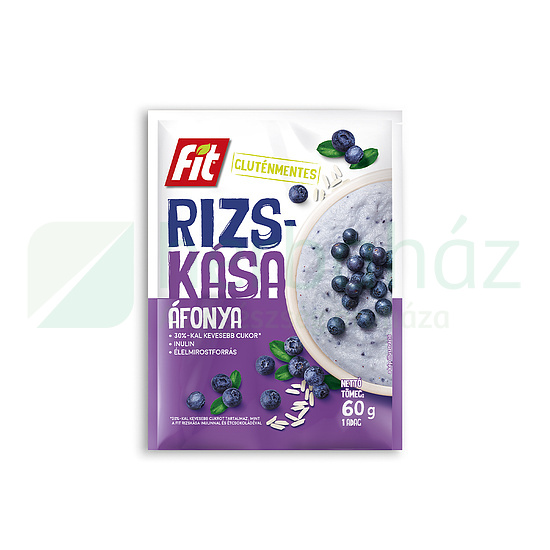 GLUTÉNMENTES FIT RIZSKÁSA ÁFONYÁVAL 60G