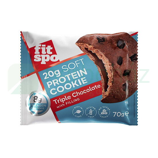 GLUTÉNMENTES FITSPO PROTEIN, KOLLAGÉN SÜTI - TRIPLA CSOKOLÁDÉ 70G