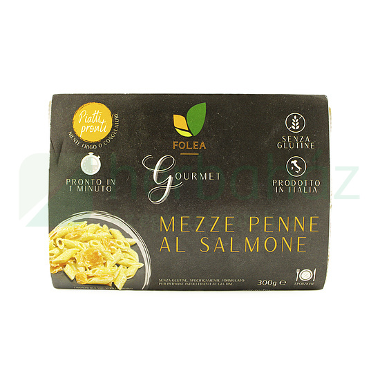 GLUTÉNMENTES FOLEA GOURMET MEZZE PENNE AL SALMONE-LAZACOS PENNE 300G