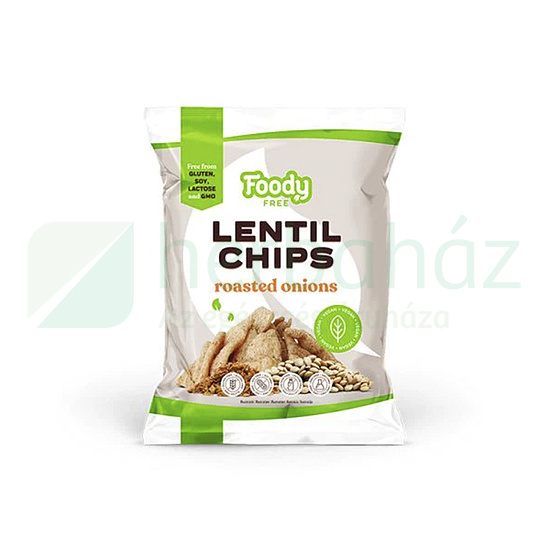 GLUTÉNMENTES FOODY FREE LENCSE CHIPS SÜLTHAGYMÁVAL 50G