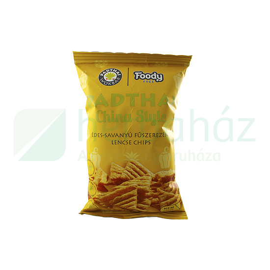 GLUTÉNMENTES FOODY FREE LENCSECHIPS PADTHAI CHINA STYLE ÉDES-SAVANYÚ ÍZ 50G