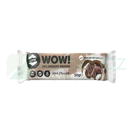 GLUTÉNMENTES FORPRO WOW! 25% CRUNCHY PROTEIN SZELET CSOKOLÁDÉ 50G