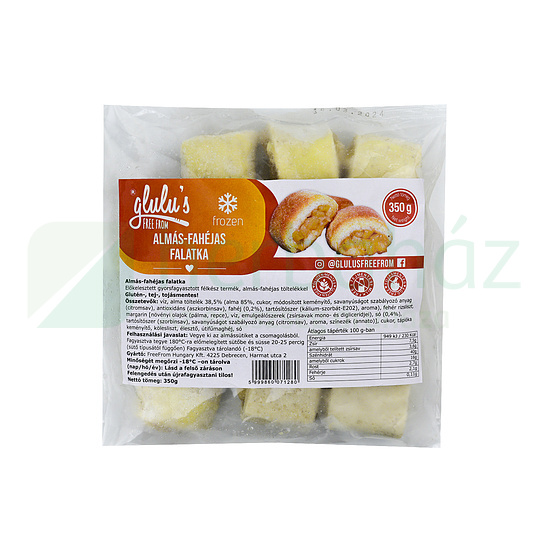 GLUTÉNMENTES GLULUS FREEFROM ALMÁS-FAHÉJAS FALATKA 350G[F]