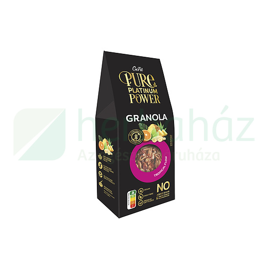 GLUTÉNMENTES GOFIT PURE PLATINUM POWER GRANOLA TRÓPUSI 225G