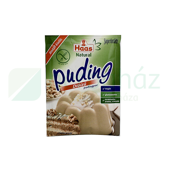 GLUTÉNMENTES HAAS NATURAL DIÓÍZŰ PUDINGPOR 40G