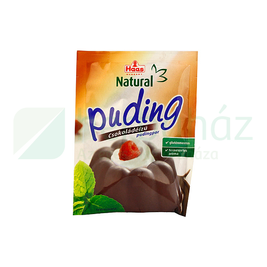 GLUTÉNMENTES HAAS NATURAL PUDINGPOR CSOKOLÁDÉS 44G