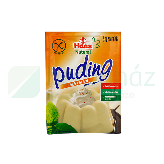 GLUTÉNMENTES HAAS NATURAL PUDINGPOR TEJSZÍNÍZŰ 40G