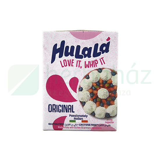 GLUTÉNMENTES HULALA CUKRÁSZATI NÖVÉNYI HABALAPANYAG 200ML