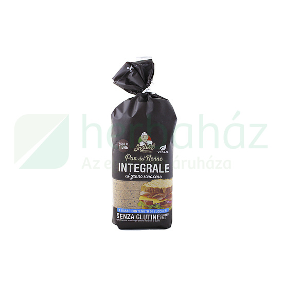 GLUTÉNMENTES INGLESE PAN DEL NONNO SARACENO - BARNA KENYÉR HAJDINÁVAL 300G