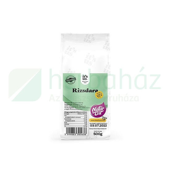 GLUTÉNMENTES ITS US NATURBIT RIZSDARA 500G