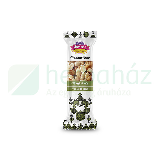 GLUTÉNMENTES JANNIS FÖLDIMOGYORÓS SZELET 40G