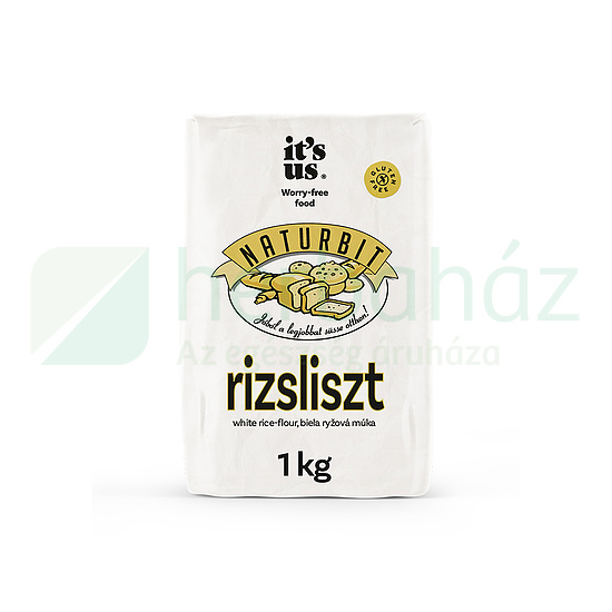 GLUTÉNMENTES ITS US NATURBIT RIZSLISZT 1000G