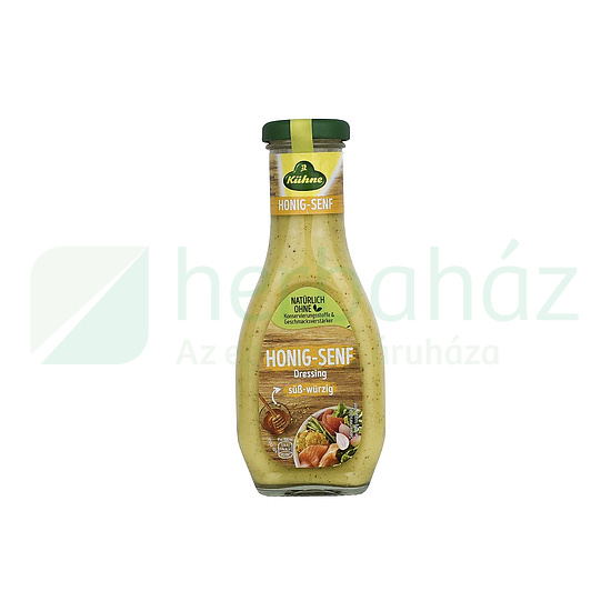 GLUTÉNMENTES KÜHNE MÉZES-MUSTÁROS ÖNTET 250ML