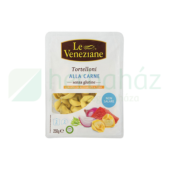 GLUTÉNMENTES LE VENEZIANE TORTELLINI MARHAHÚSSAL 250G