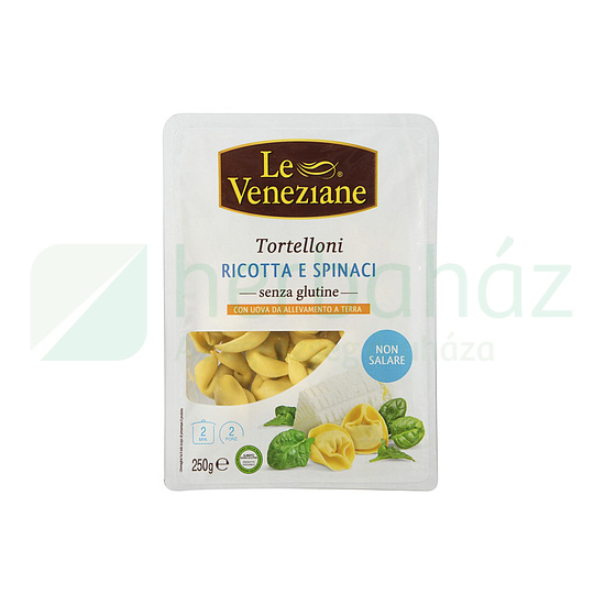 GLUTÉNMENTES LE VENEZIANE TORTELLINI RICOTTÁVAL-SPENÓTTAL 250G