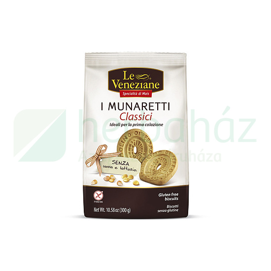 GLUTÉNMENTES LE VENEZIANE VAJAS KEKSZ 300G