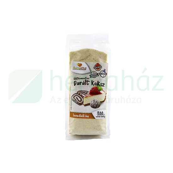 GLUTÉNMENTES LOVE DIET DARÁLT KEKSZ 300G