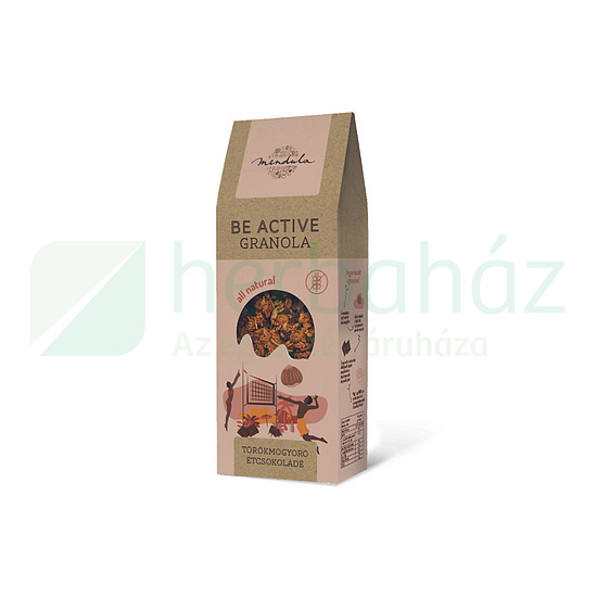 GLUTÉNMENTES MENDULA TÖRÖKMOGYORÓS-ÉTCSOKIS GRANOLA 300G