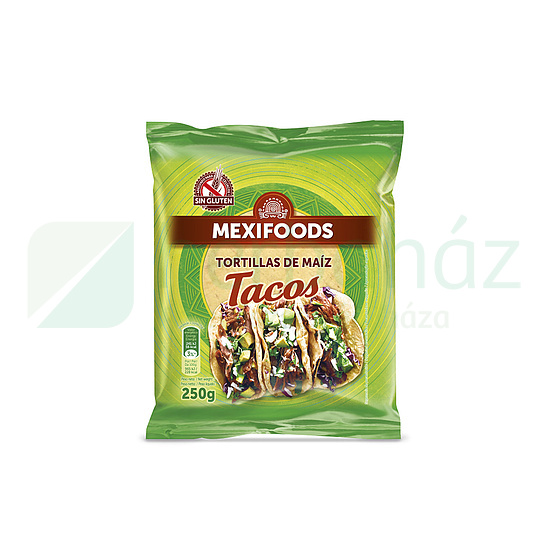 GLUTÉNMENTES MEXIFOODS TORTILLA KUKORICÁS 10DB