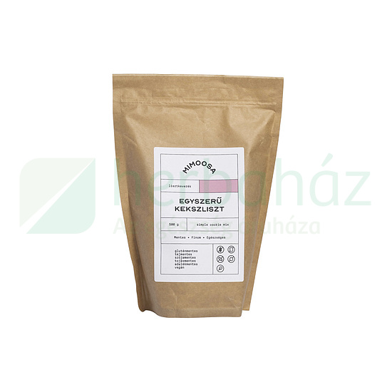 GLUTÉNMENTES MIMOOSA EGYSZERŰ KEKSZLISZT 500G