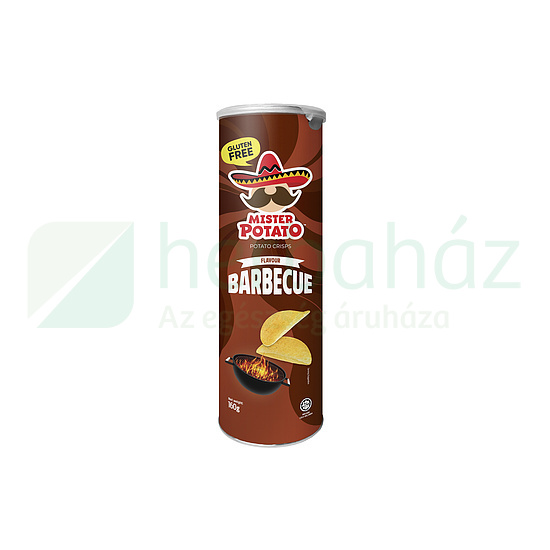GLUTÉNMENTES MISTER POTATO CRISPS BBQ 160G