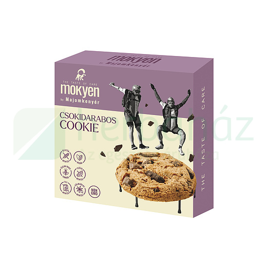 GLUTÉNMENTES MOKYEN BY MAJOMKENYÉR KEKSZ CSOKIDARABOS COOKIE 50G