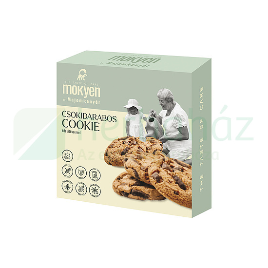 GLUTÉNMENTES MOKYEN BY MAJOMKENYÉR KEKSZ CSOKIDARABOS COOKIE HCN 50G