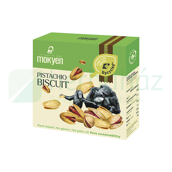 GLUTÉNMENTES MOKYEN BY MAJOMKENYÉR UPCYCLED KEKSZ PISZTÁCIA 50G