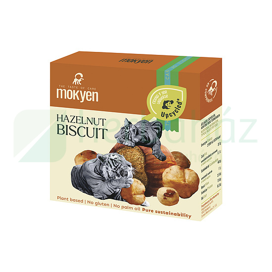 GLUTÉNMENTES MOKYEN BY MAJOMKENYÉR UPCYCLED KEKSZ TÖRÖKMOGYORÓS 50G