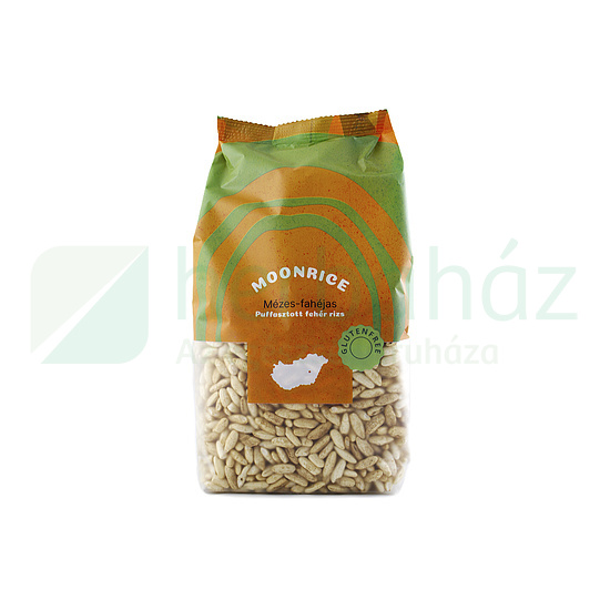 GLUTÉNMENTES MOONRICE PUFFASZTOTT FEHÉR RIZS MÉZES-FAHÉJAS 85G