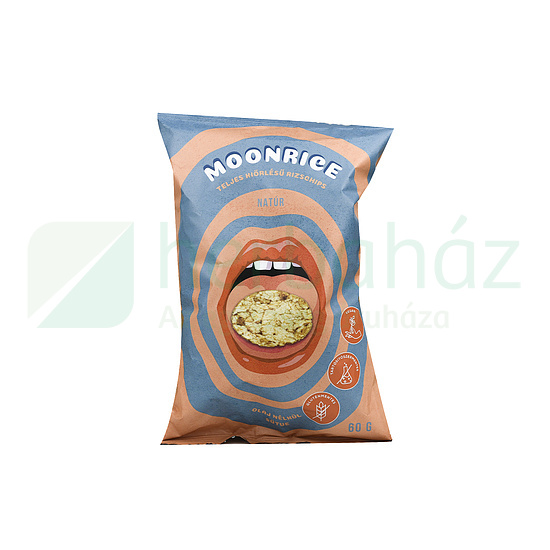 GLUTÉNMENTES MOONRICE RIZSCHIPS NATÚR 60G