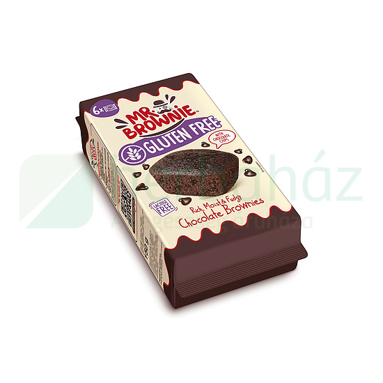 GLUTÉNMENTES MR. BROWNIE CSOKOLÁDÉ DARABOS BROWNIES 150G