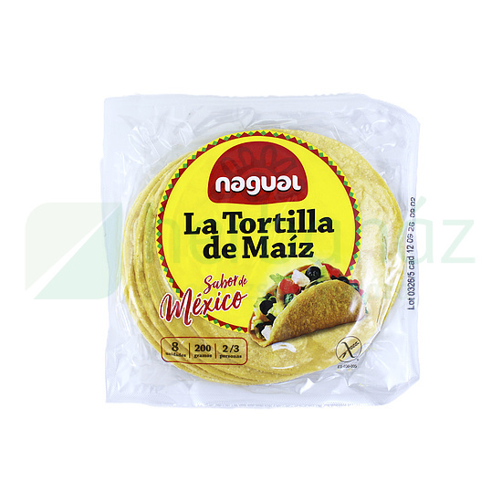 GLUTÉNMENTES NAGUAL TORTILLA - MEXIKÓI 200G