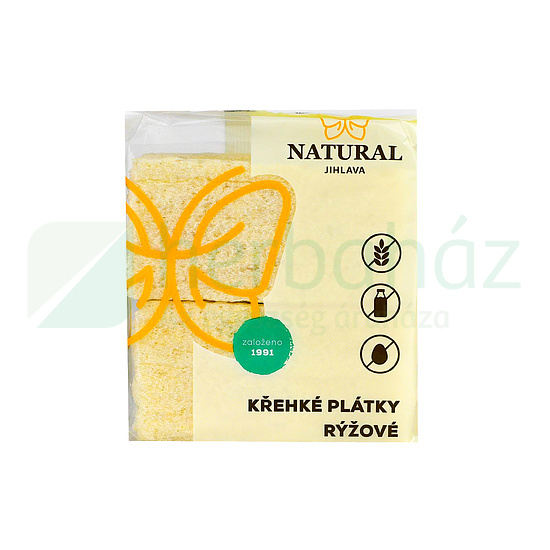 GLUTÉNMENTES NATURAL EXTRUDÁLT RIZSSZELETEK 75G