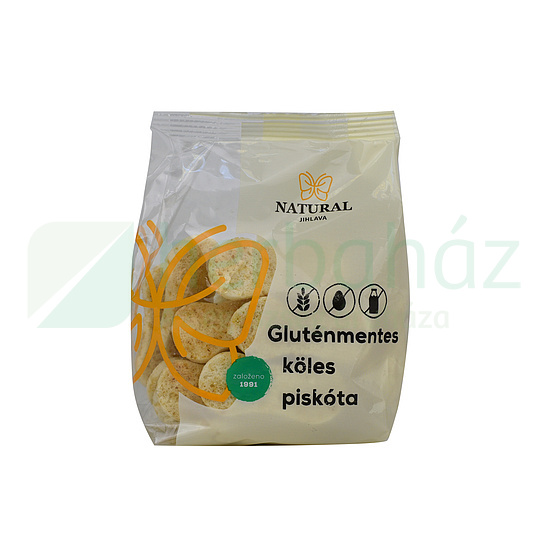 GLUTÉNMENTES NATURAL KÖLES PISKÓTA 150G