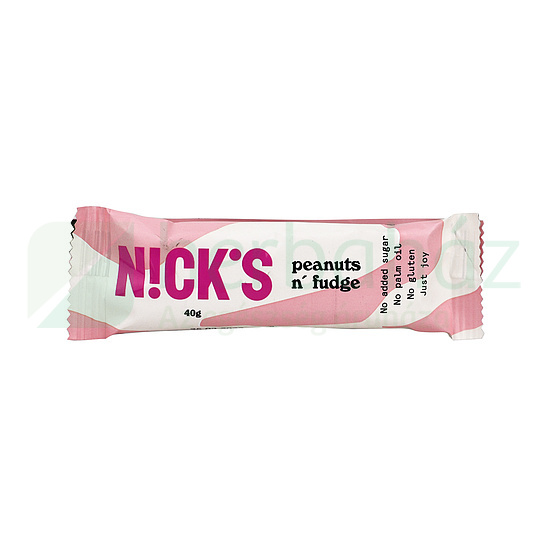 GLUTÉNMENTES NICKS PEANUTS-FUDGE SZELET 40G