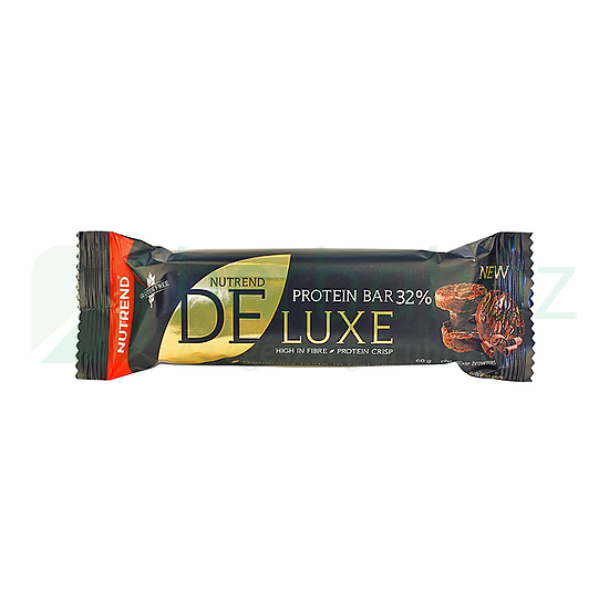 GLUTÉNMENTES NUTREND DELUX CSOKOLÁDÉS BROWNIE ÍZŰ FEHÉRJESZELET KAKAÓS TEJBEVONATTAL 60G