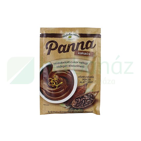 GLUTÉNMENTES PANNA HIDEGEN KÉSZÍTHETŐ KAKAÓS ÍZŰ PUDINGPOR 50G