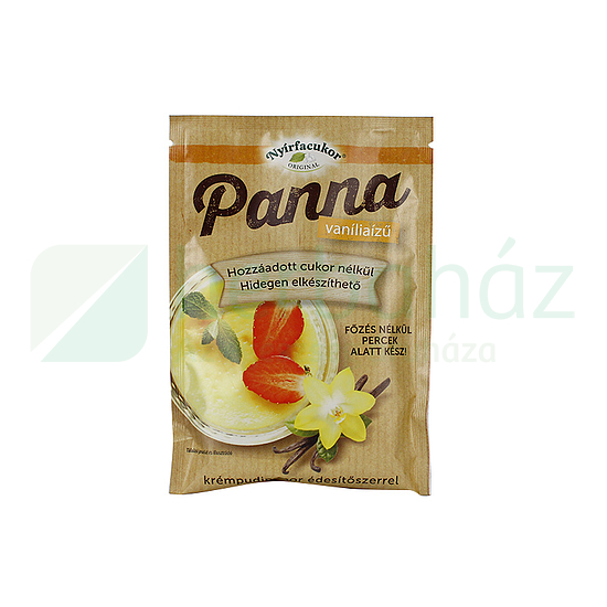 GLUTÉNMENTES PANNA HIDEGEN KÉSZÍTHETŐ VANÍLIA ÍZŰ PUDINGPOR 50G