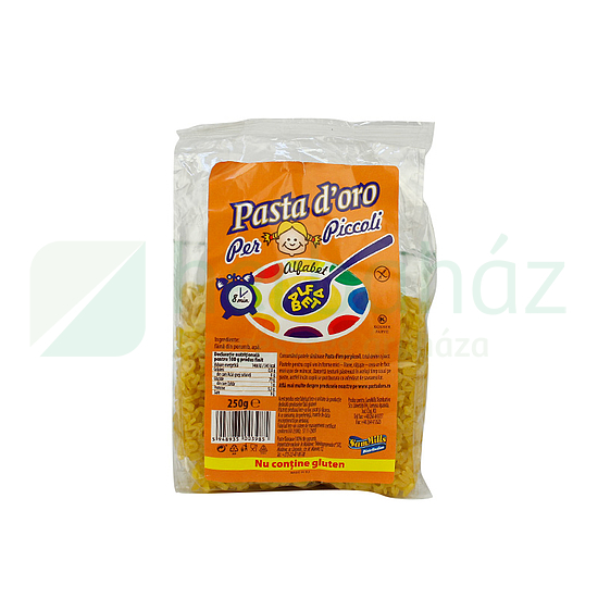 GLUTÉNMENTES PASTA DORO ABC GYEREKTÉSZTA 250G