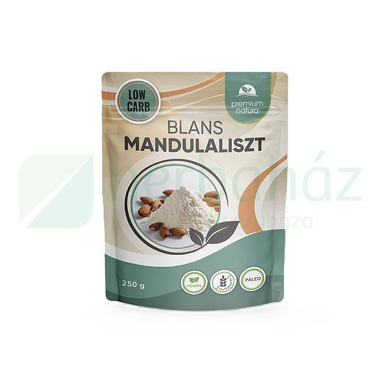 GLUTÉNMENTES PREMIUM NATURA BLANS MANDULALISZT 250G