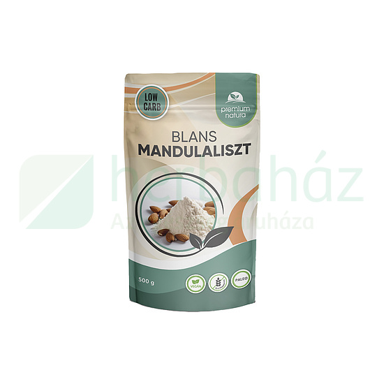 GLUTÉNMENTES PREMIUM NATURA LOW CARB BLANS MANDULALISZT 500G