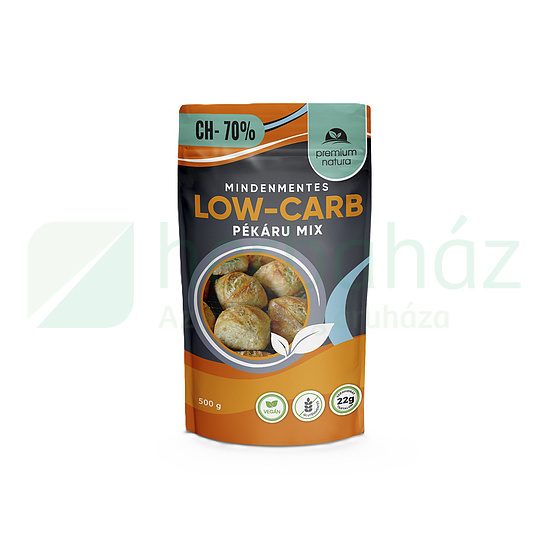 GLUTÉNMENTES PREMIUM NATURA LOW-CARB PÉKÁRU MIX LISZTKEVERÉK 500G