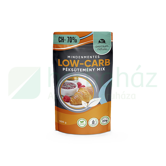 GLUTÉNMENTES PREMIUM NATURA LOW CARB PÉKSÜTEMÉNY MIX LISZTKEVERÉK 500G