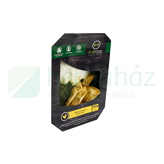 GLUTÉNMENTES PUREFOOD PARAJOS CSIRKEMELL JÁZMINRIZZSEL 350G