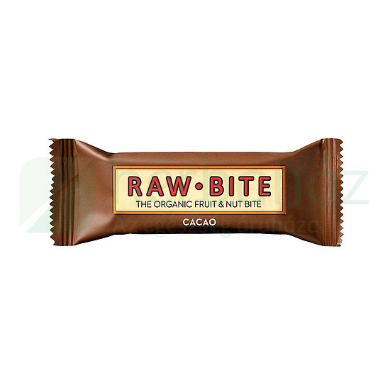 GLUTÉNMENTES RAWBITE ORGANIC KAKAÓ BAR 50G