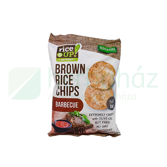 GLUTÉNMENTES RICE UP CHIPS BARBECUE ÍZŰ 60G
