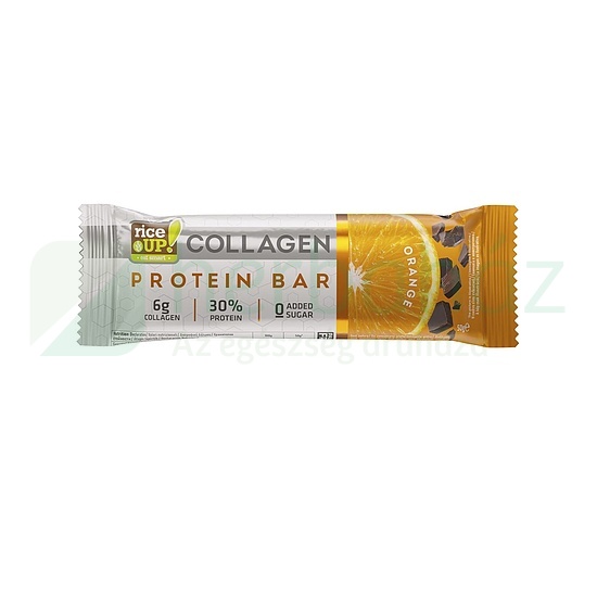 GLUTÉNMENTES RICE UP FEHÉRJESZELET KOLLAGÉNNEL NARANCS ÍZŰ HCN 50G