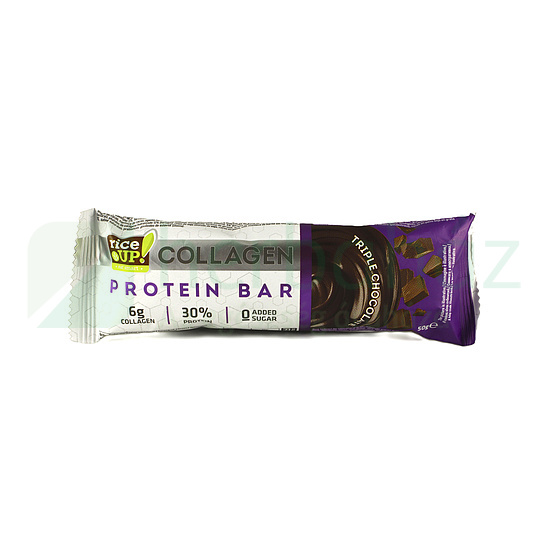 GLUTÉNMENTES RICE UP FEHÉRJESZELET KOLLAGÉNNEL TRIPLACSOKOLÁDÉ ÍZŰ HCN 50G